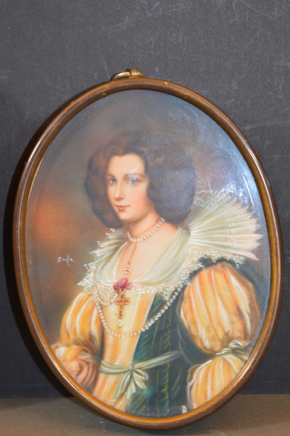 Three 19th century Miniature Paintings, c1880 View IV