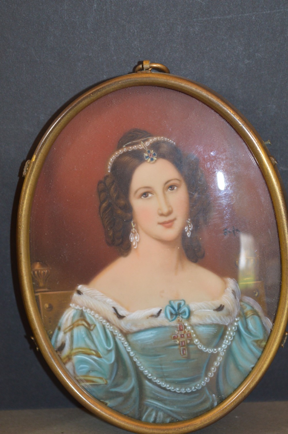 Three 19th century Miniature Paintings, c1880 View V