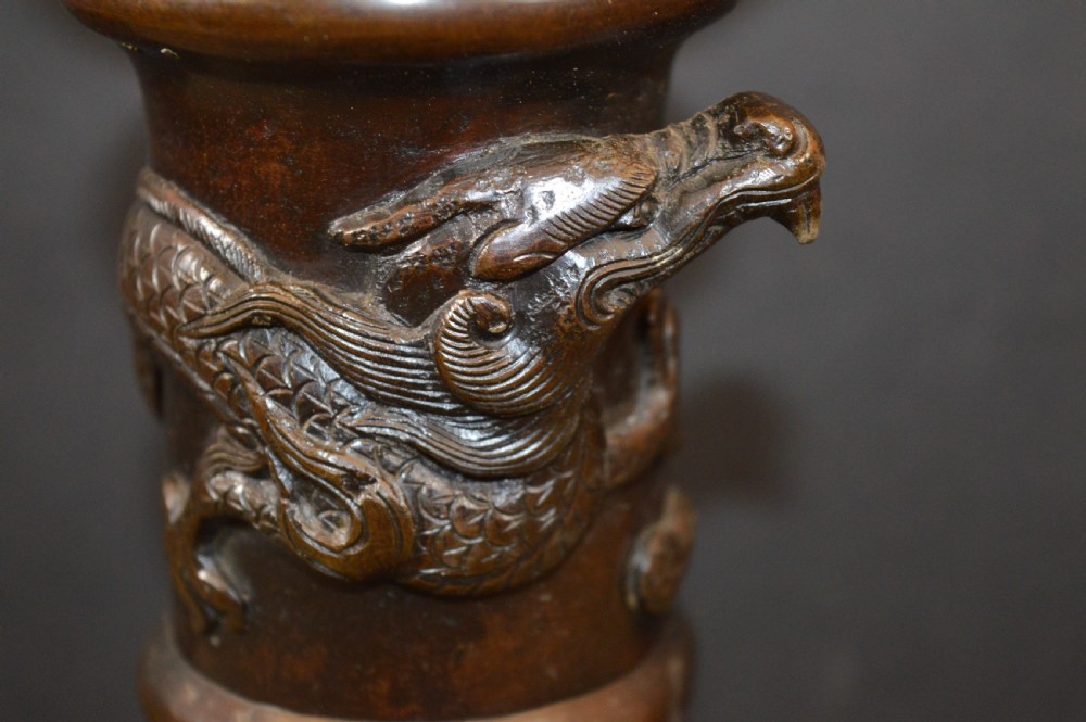 Large (32cm) Chinese Bronze Censer,c1920 View VI