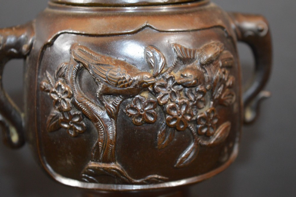 Large (32cm) Chinese Bronze Censer,c1920 View VII