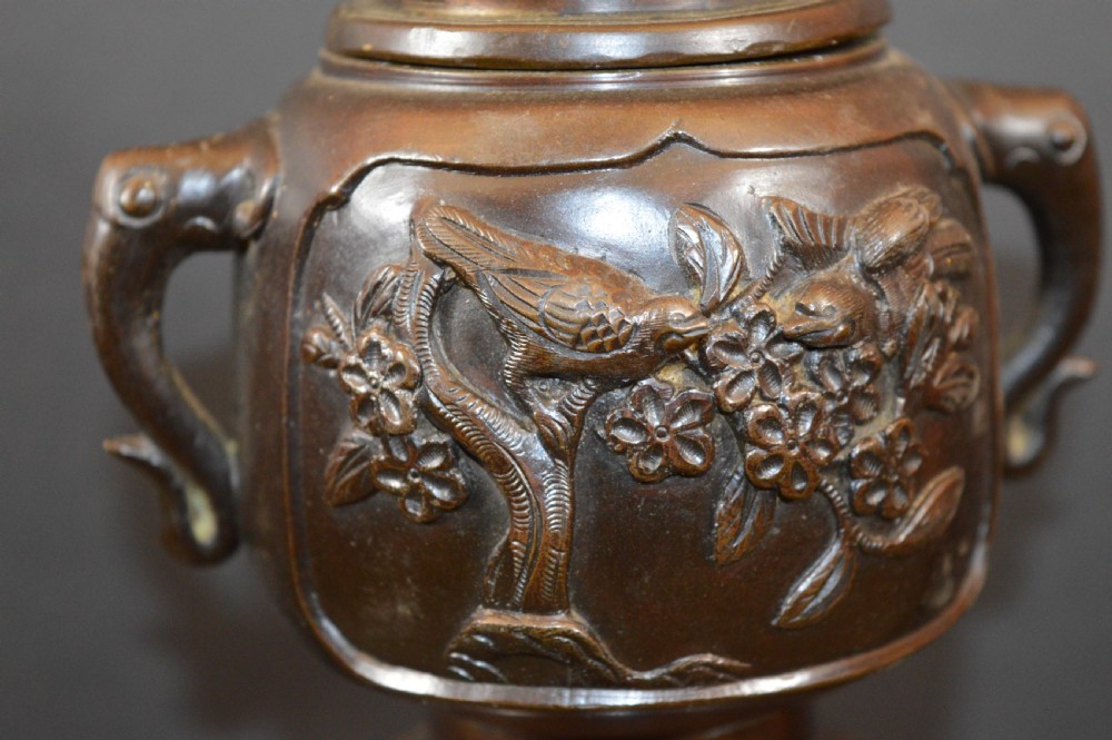 Large (32cm) Chinese Bronze Censer,c1920 View VIII