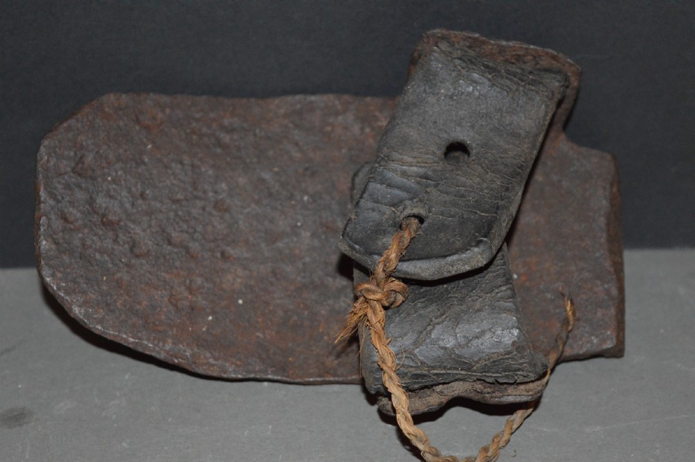 Irish Iron Childs Peat Cutters Overshoe,c1720