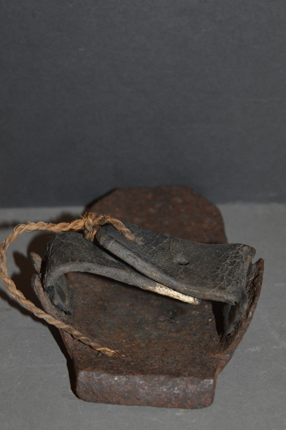 Irish Iron Childs Peat Cutters Overshoe,c1720 View IV