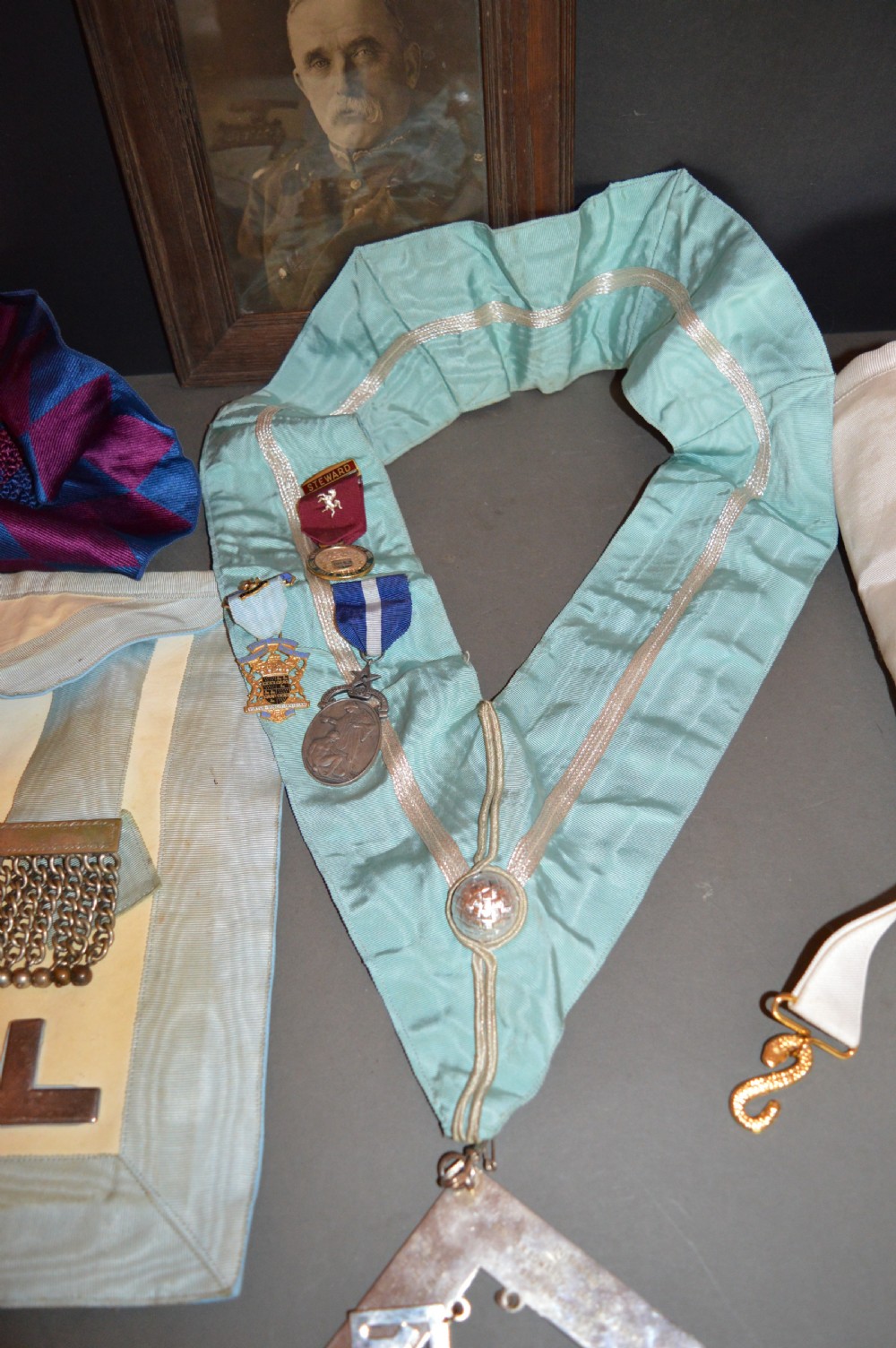 Collection Masonic Regalia Including Medals,c1890 View III