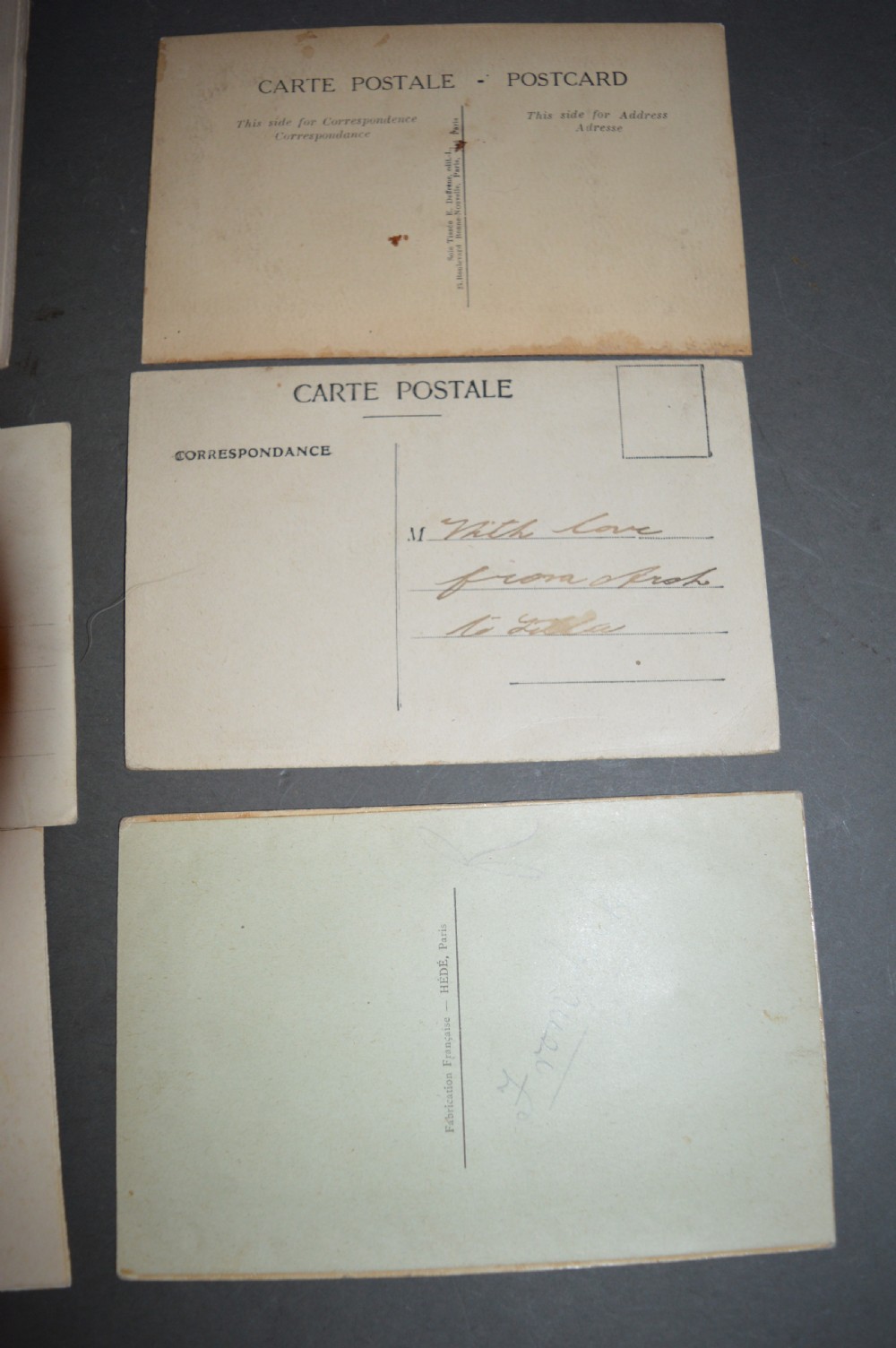 Six WW1 Silk Postcards,c1915 View VII
