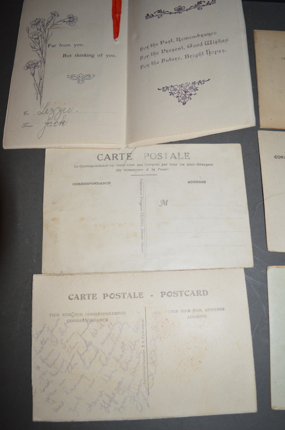 Six WW1 Silk Postcards,c1915 View VIII
