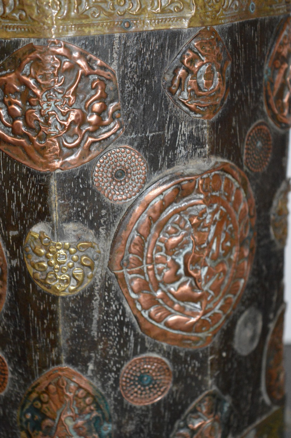 Large Tibetan Wooden Temple Container,c1780 View II