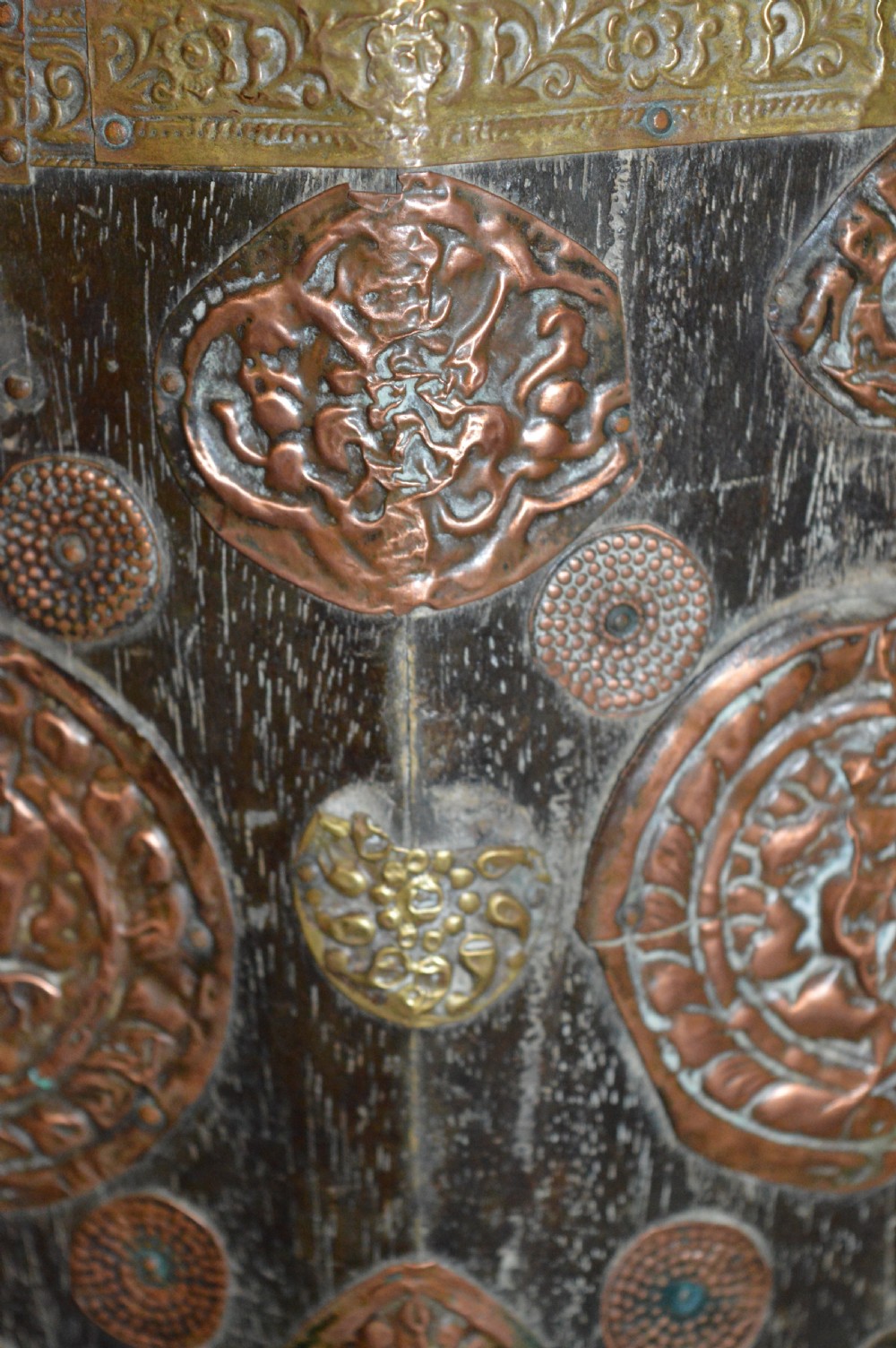 Large Tibetan Wooden Temple Container,c1780 View III