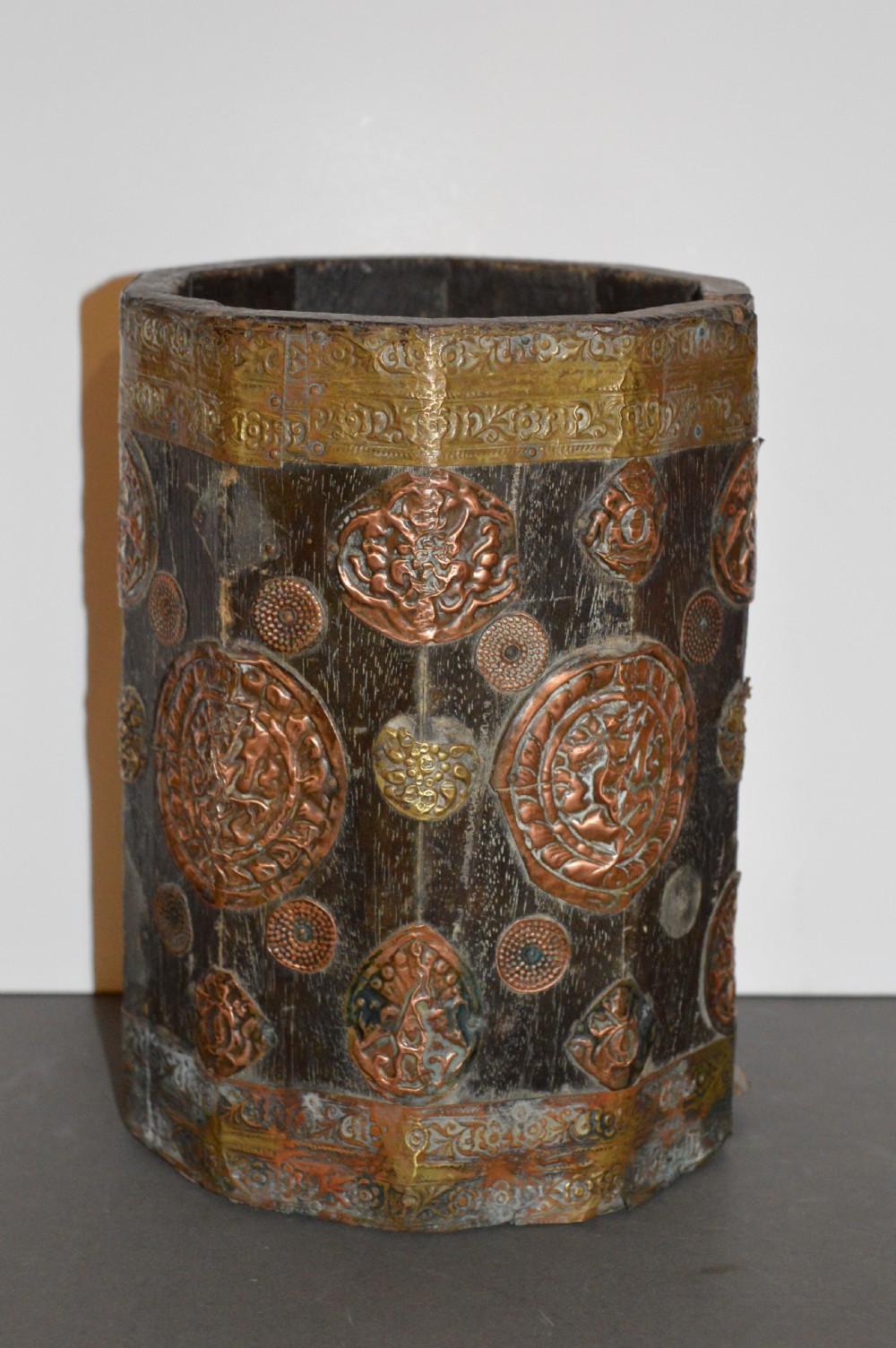 Large Tibetan Wooden Temple Container,c1780 View VII