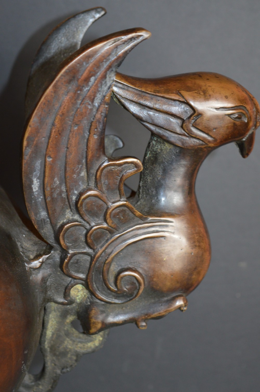 Huge / Large (70cm) Chinese Bronze Temple Censer, c1820 View VI