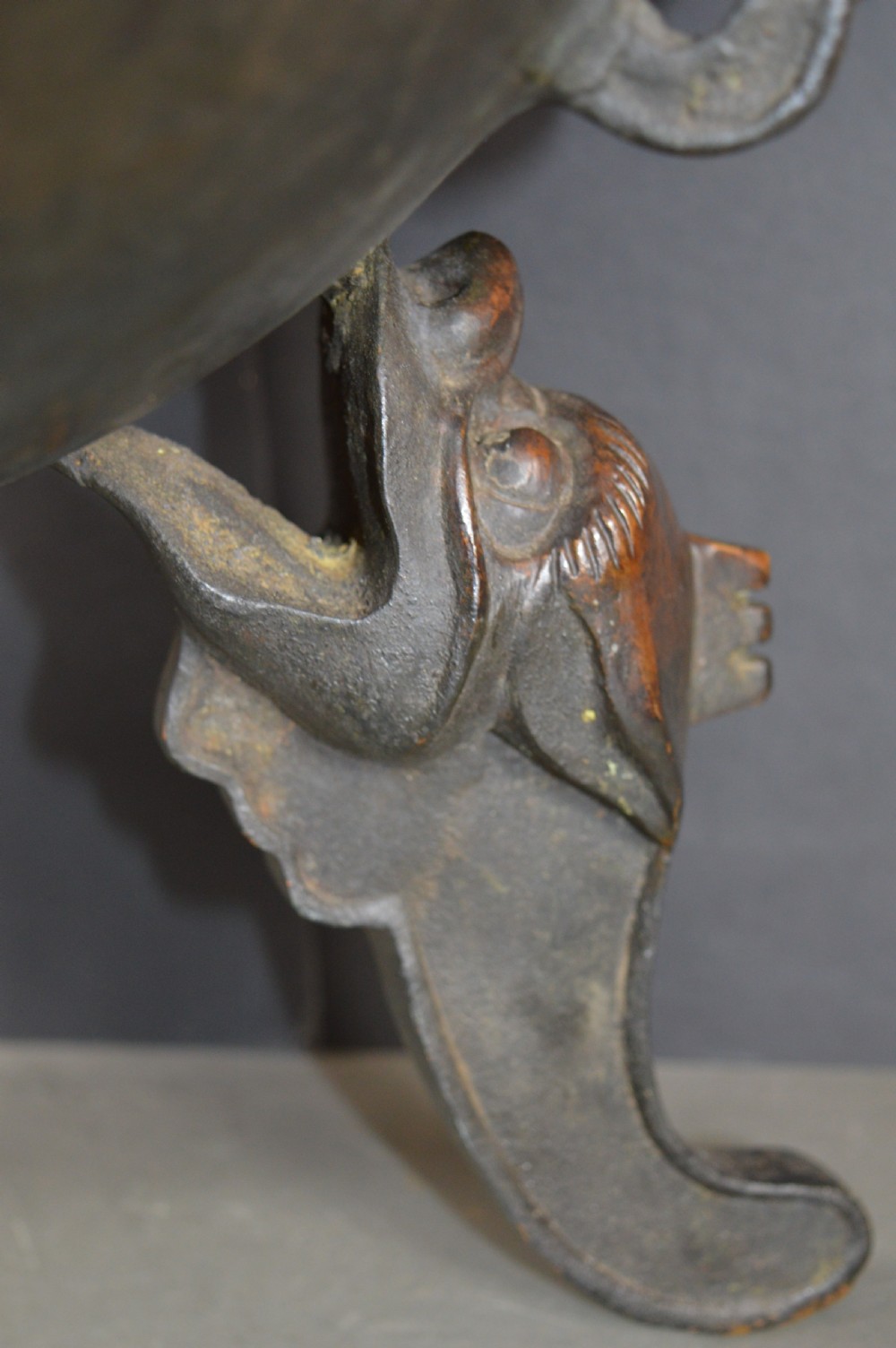 Huge / Large (70cm) Chinese Bronze Temple Censer, c1820 View VIII