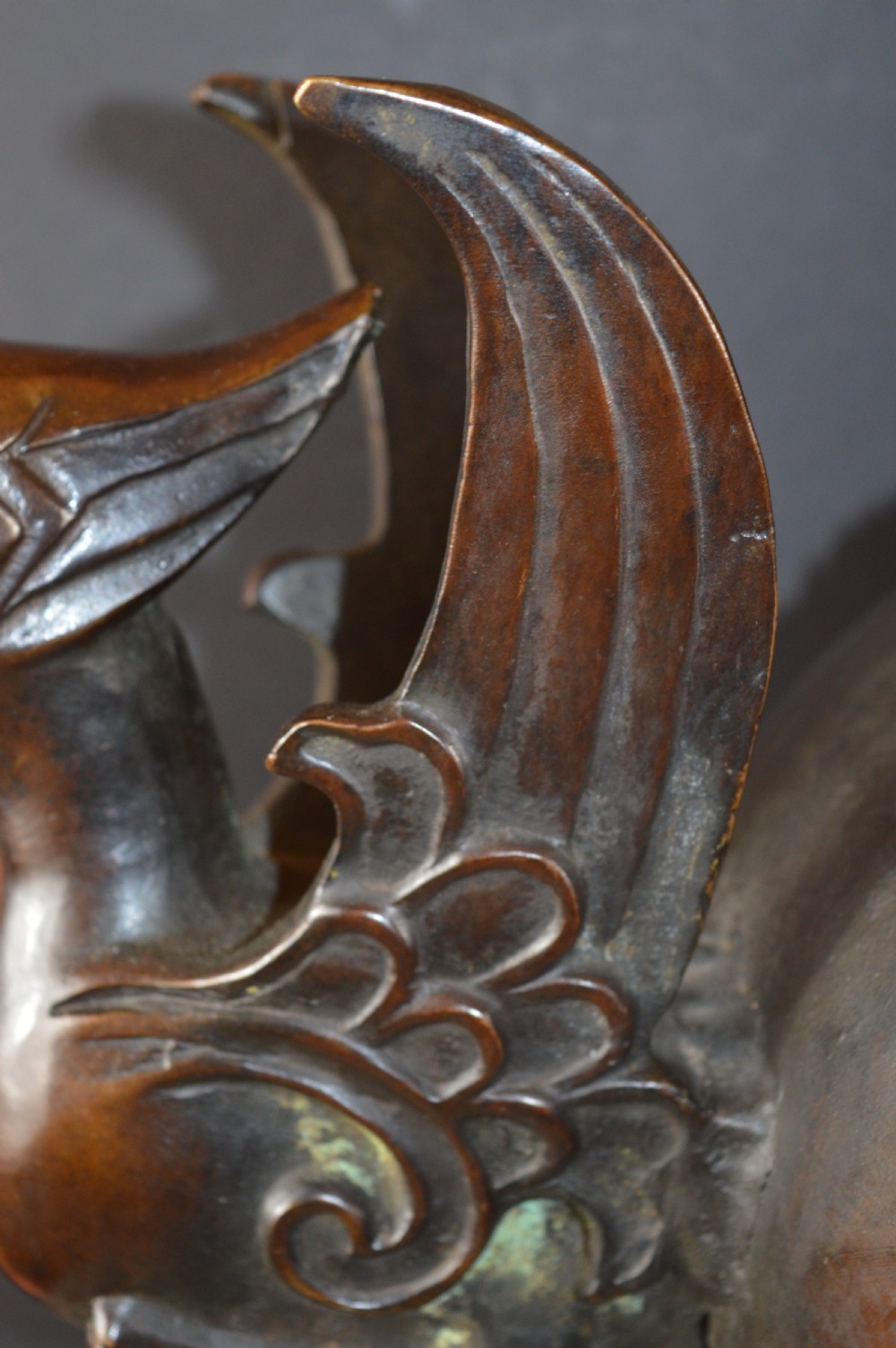 Huge / Large (70cm) Chinese Bronze Temple Censer, c1820 View XI