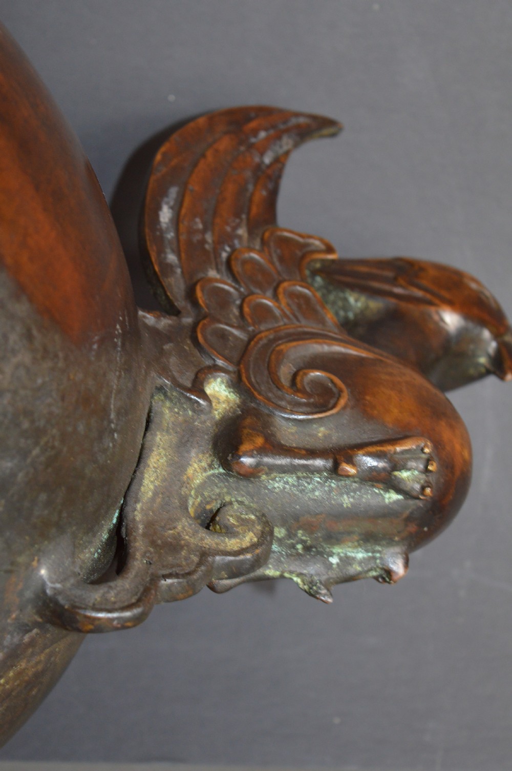 Huge / Large (70cm) Chinese Bronze Temple Censer, c1820 View XXI