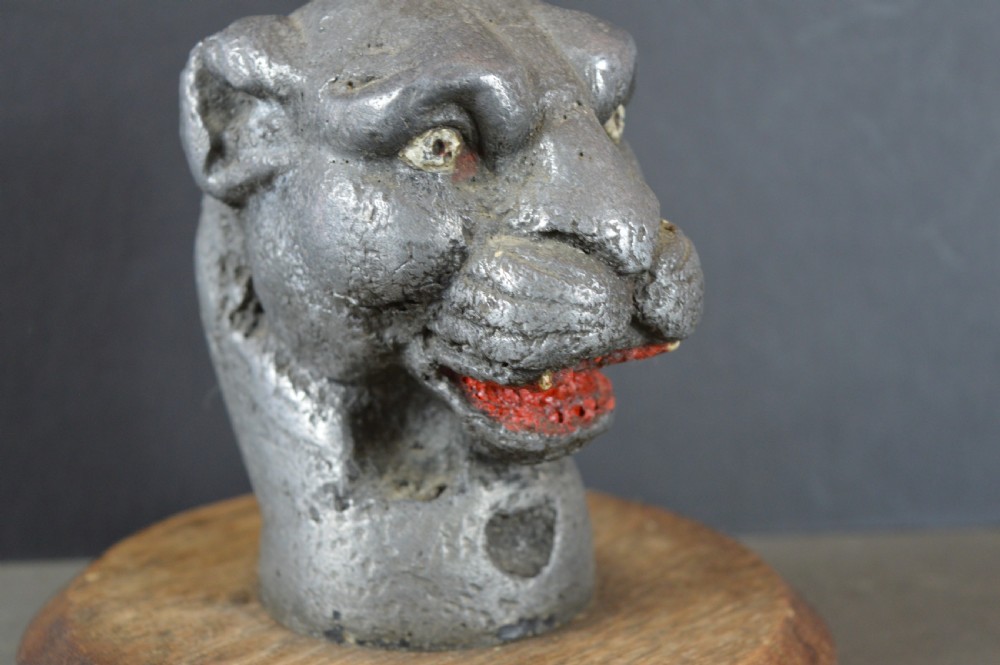 Jaguar/Panther Metal Car Mascot,c1920 View VI
