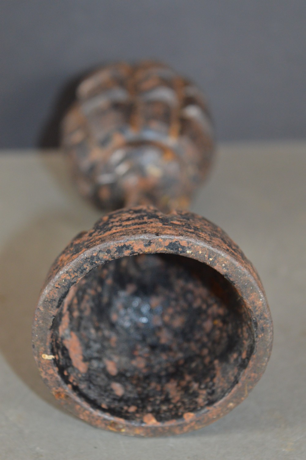 Mk1 Hand Grenade Trench Art Candlestick,c1916 View IV