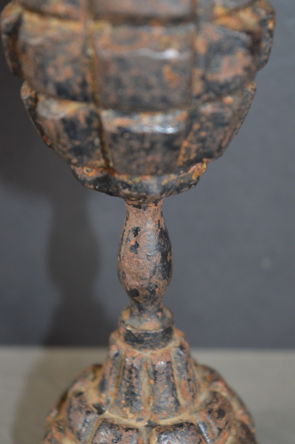 Mk1 Hand Grenade Trench Art Candlestick,c1916 View V