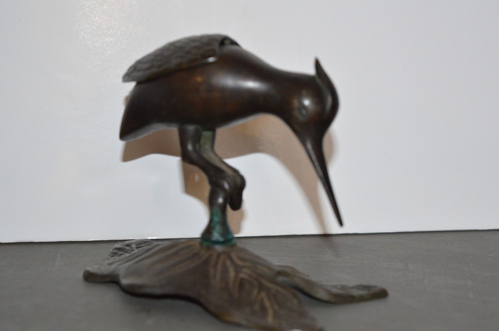Japanese Bronze Bird Censer,c1880 View II