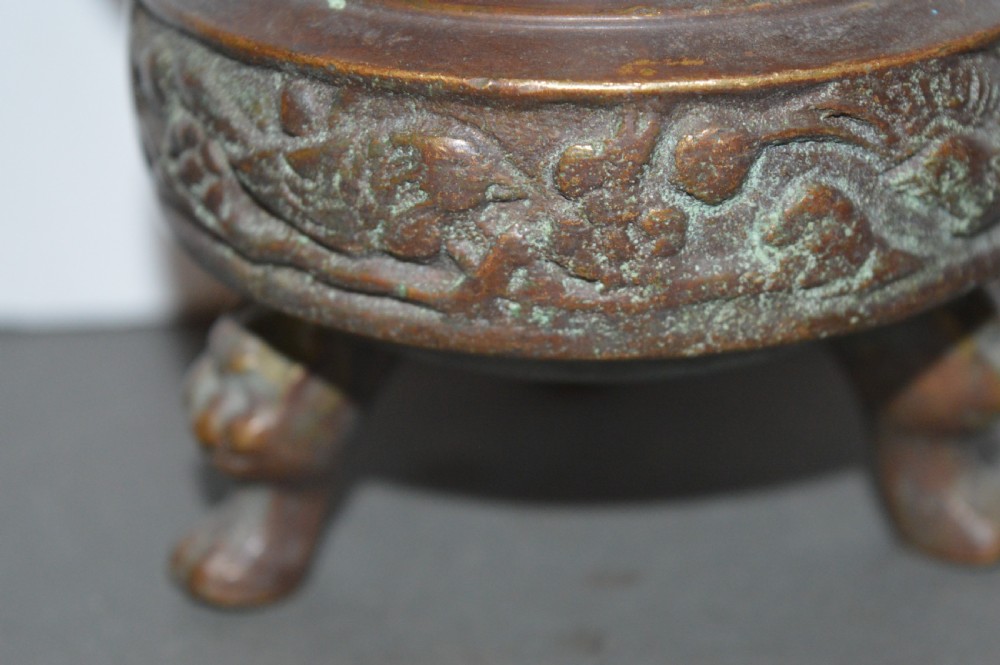 Chinese Bronze Censer,c1890 View IV
