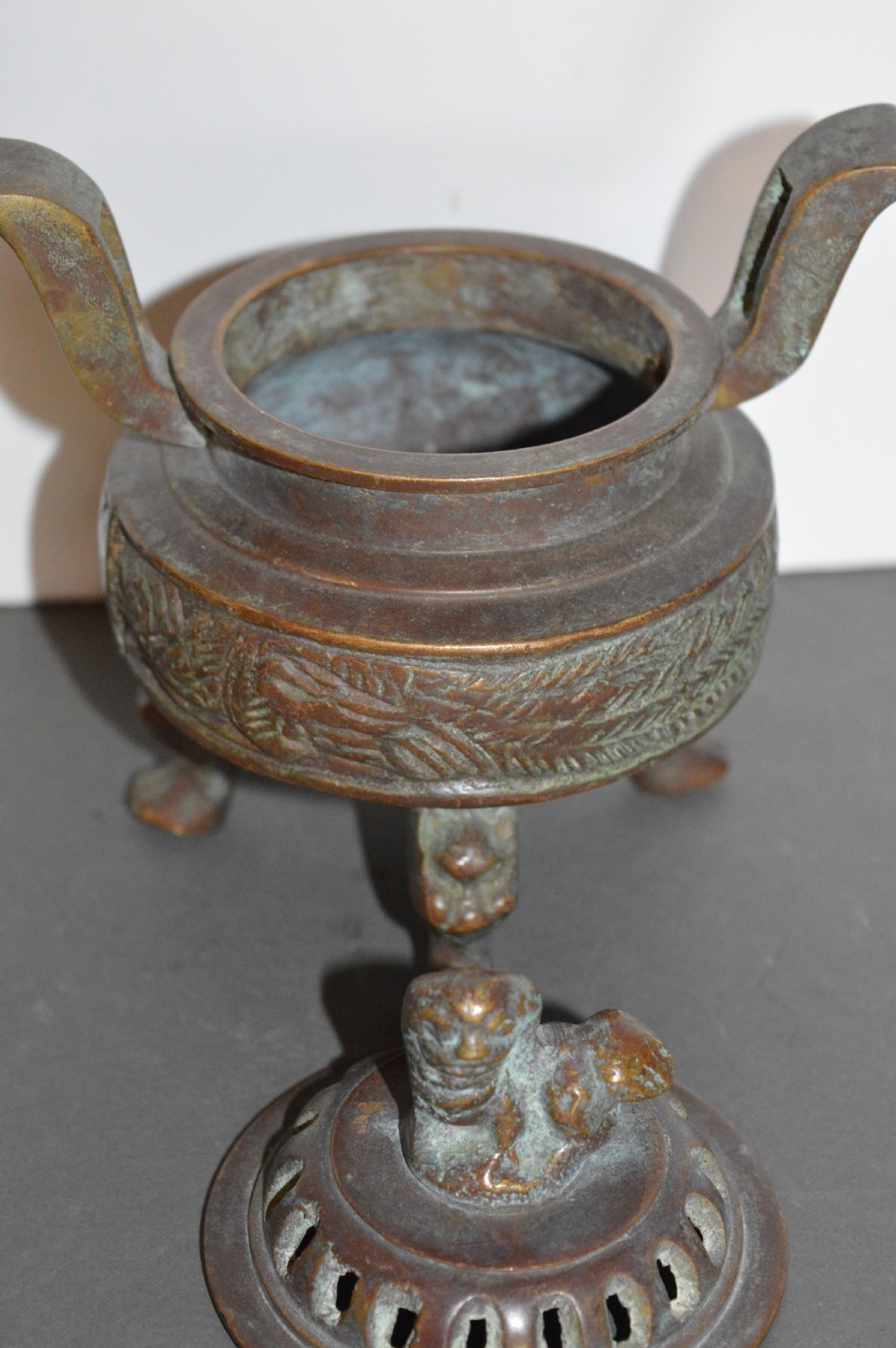 Chinese Bronze Censer,c1890 View VI