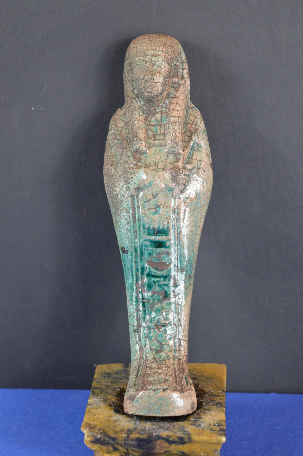Grand Tour Egyptian Stone Faience Shabti,c1800