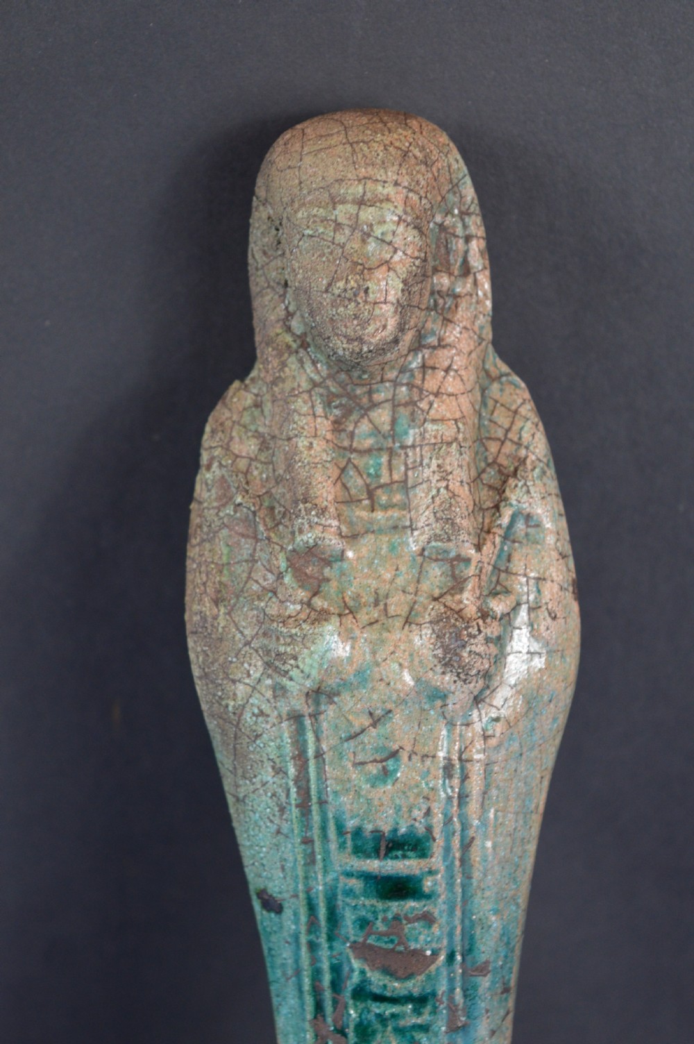 Grand Tour Egyptian Stone Faience Shabti,c1800 View II