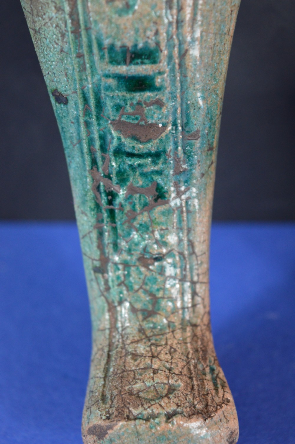 Grand Tour Egyptian Stone Faience Shabti,c1800 View XI