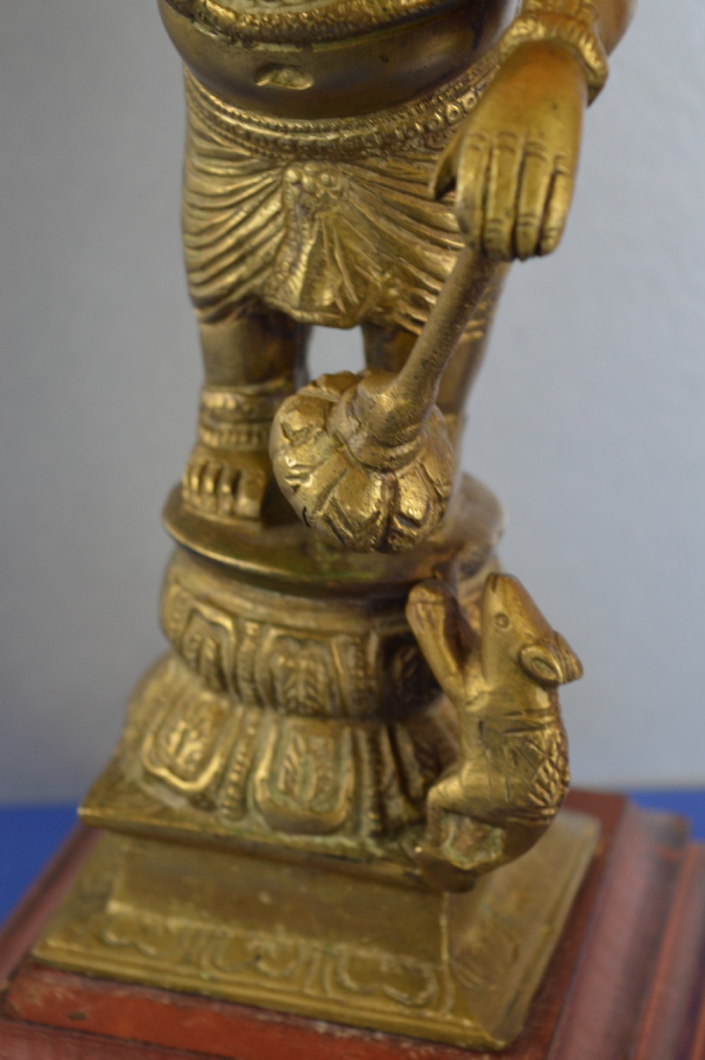 Large (4.2kg) Indian Bronze Ganesh Statue,c1890 View VII