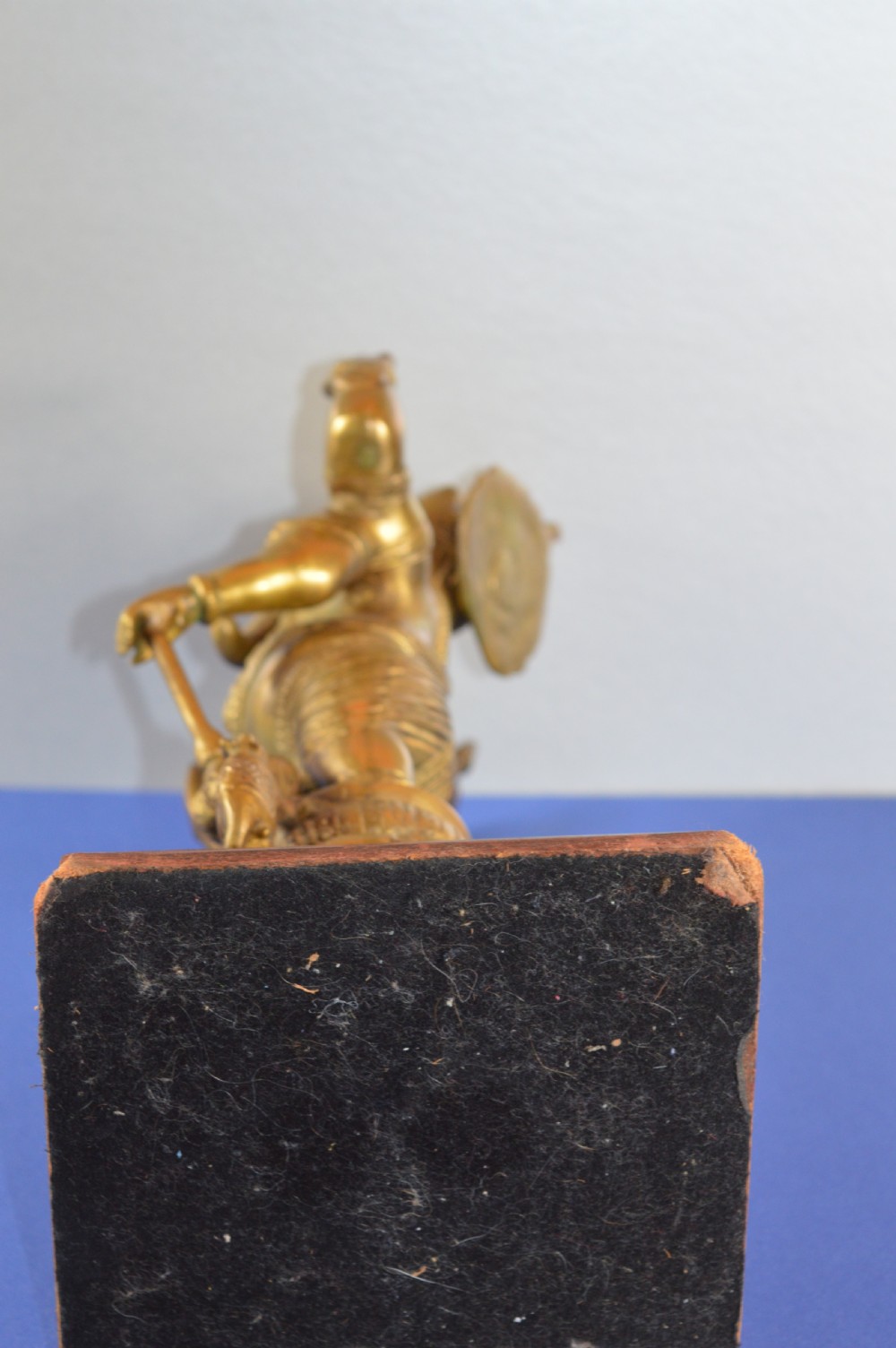 Large (4.2kg) Indian Bronze Ganesh Statue,c1890 View X