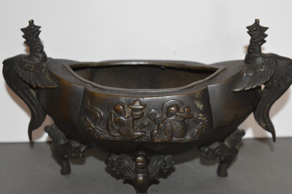 19th Century Chinese Bronze Censer,c1890