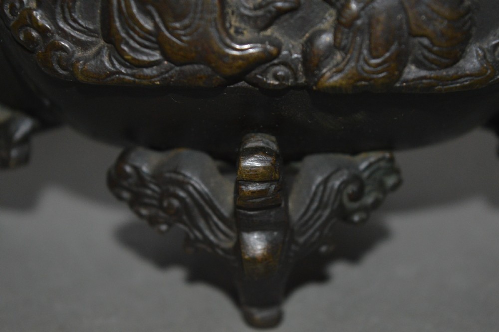 19th Century Chinese Bronze Censer,c1890 View V