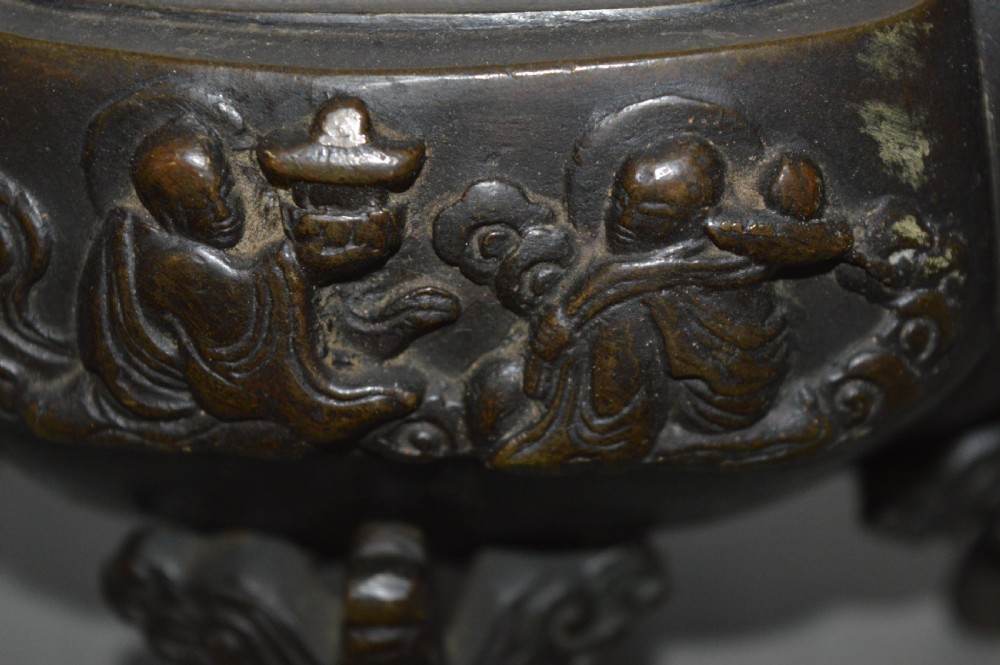 19th Century Chinese Bronze Censer,c1890 View VI