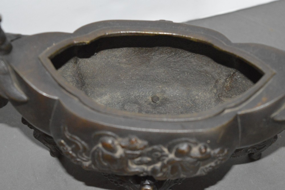 19th Century Chinese Bronze Censer,c1890 View VIII