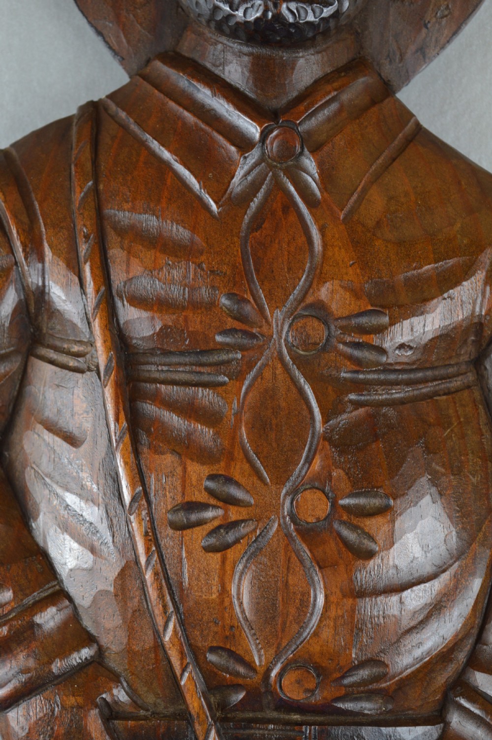 Large (80cm) Black Forest Carved Wall hangiong,c1890 View III