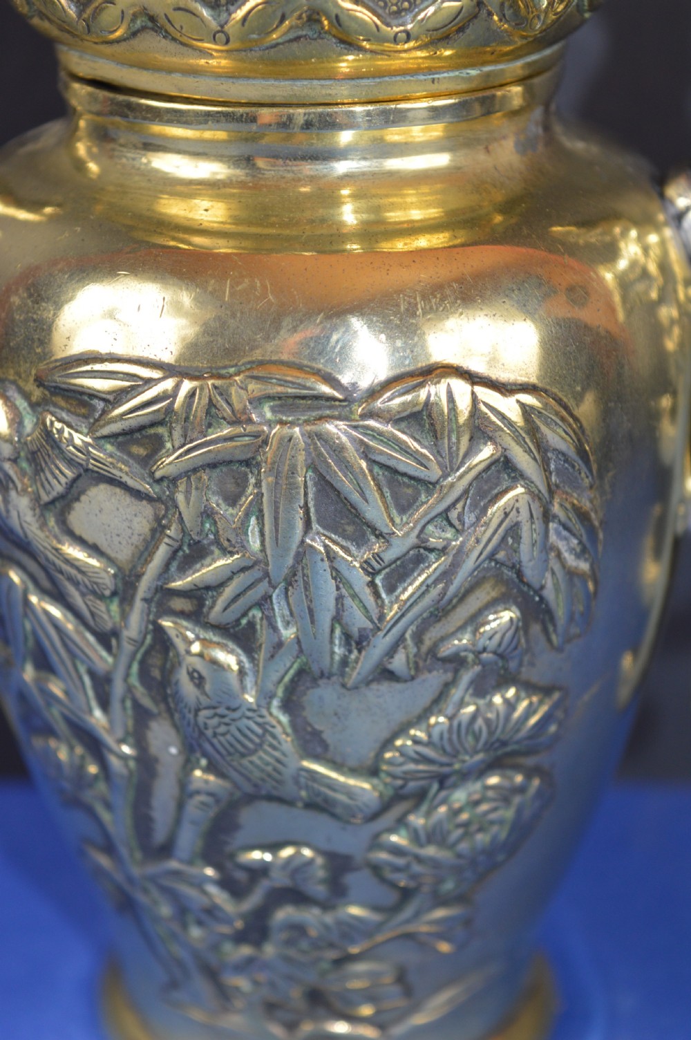 Large Chinese Bronze Censer/Jar with Lid,c1890 View II