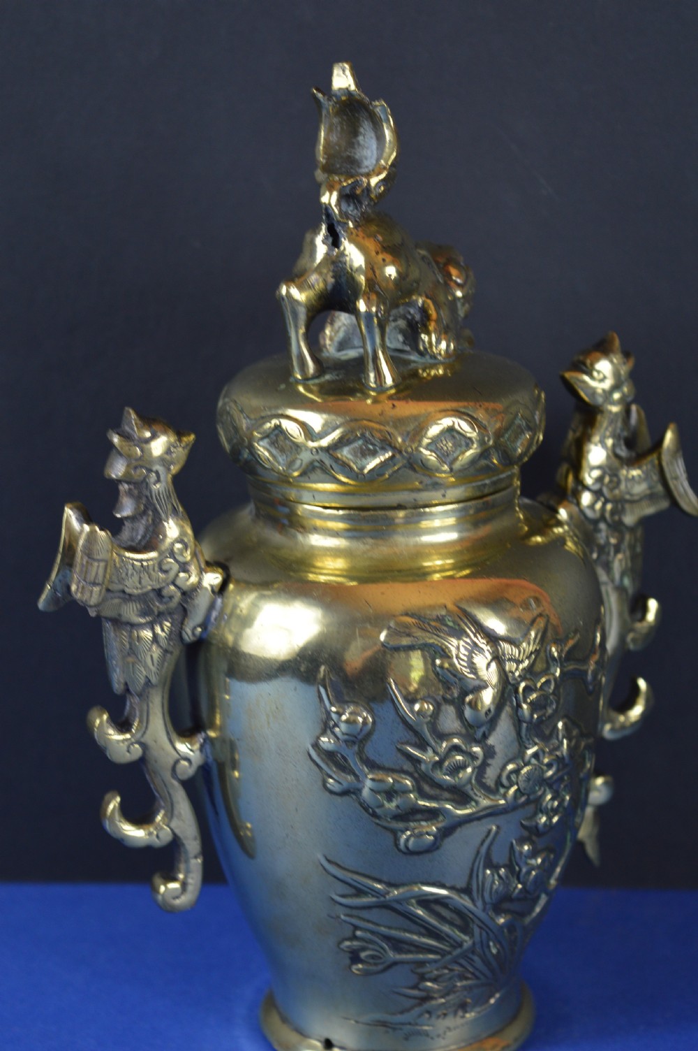 Large Chinese Bronze Censer/Jar with Lid,c1890 View VII