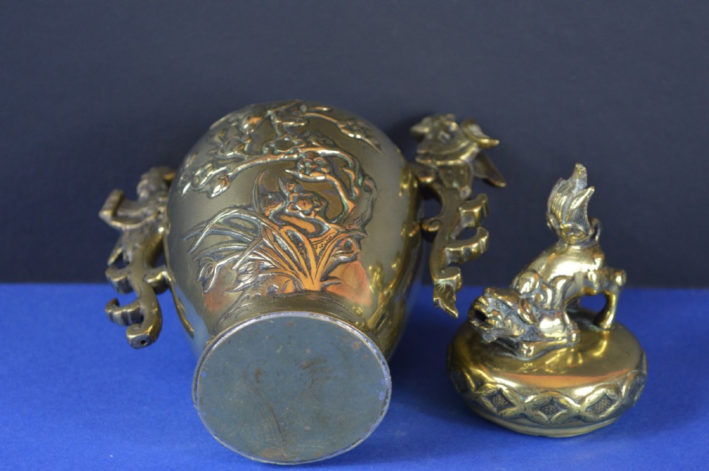 Large Chinese Bronze Censer/Jar with Lid,c1890 View IX