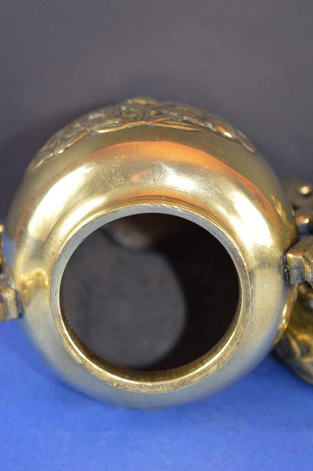 Large Chinese Bronze Censer/Jar with Lid,c1890 View X