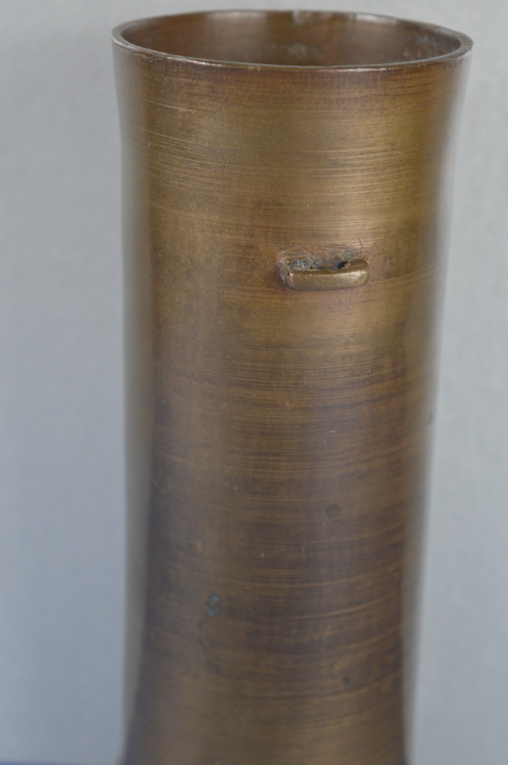 Large (21cm) Chinese Bronze Brush Pot/Vase, c1890 View VII