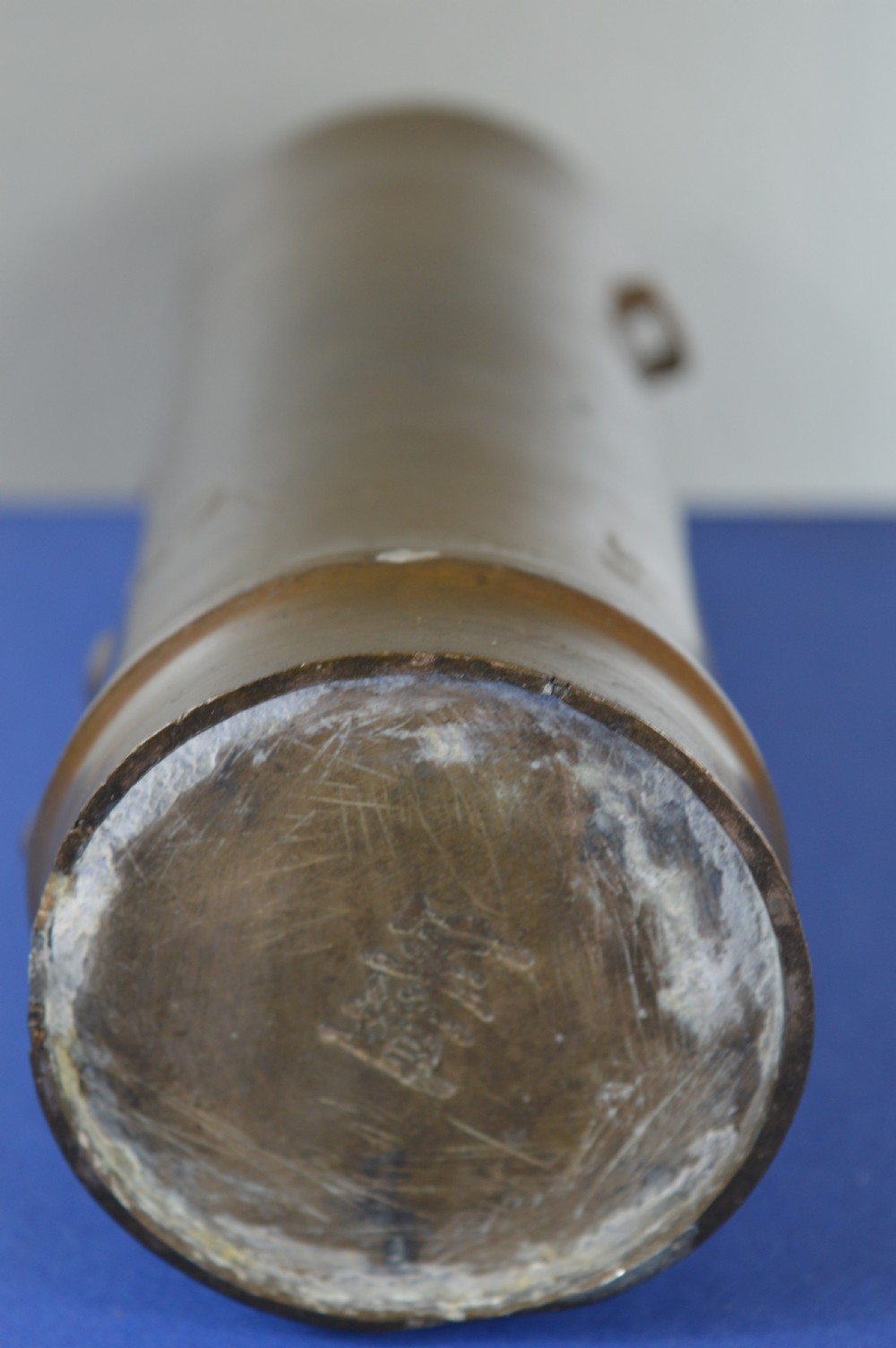 Large (21cm) Chinese Bronze Brush Pot/Vase, c1890 View IX