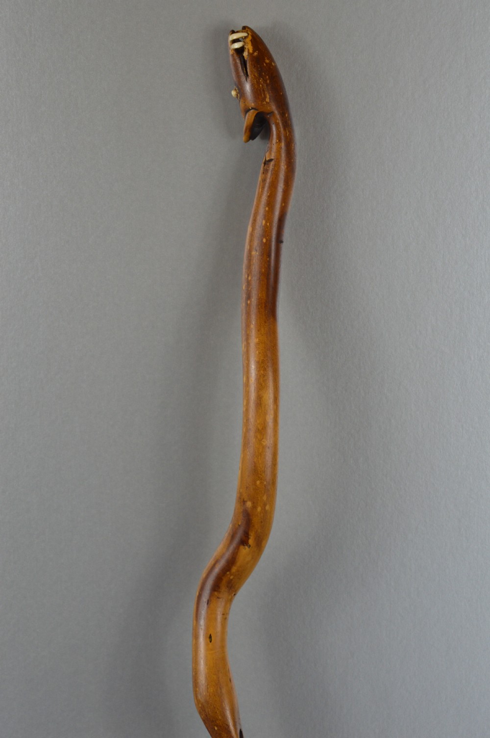 Nepalese Ceremonial Carved Naga Snake Stick,c1880 View V