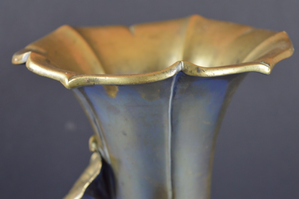 Large (31cm) Chinese Bronze Vase,c1850 View V