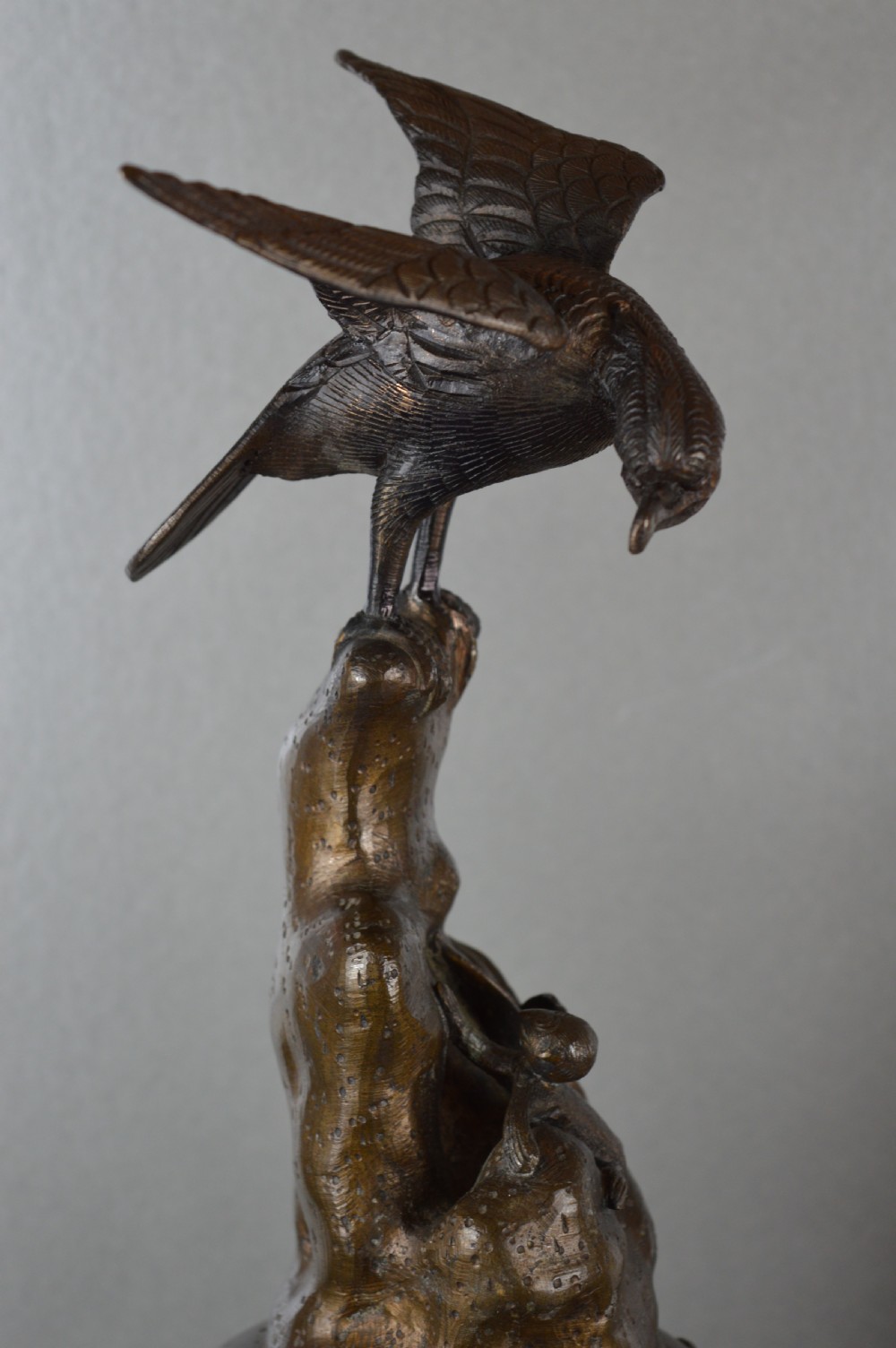 Pair Very Large (70cm) Japanese Bronze Koro/Censer,c1850 View VII