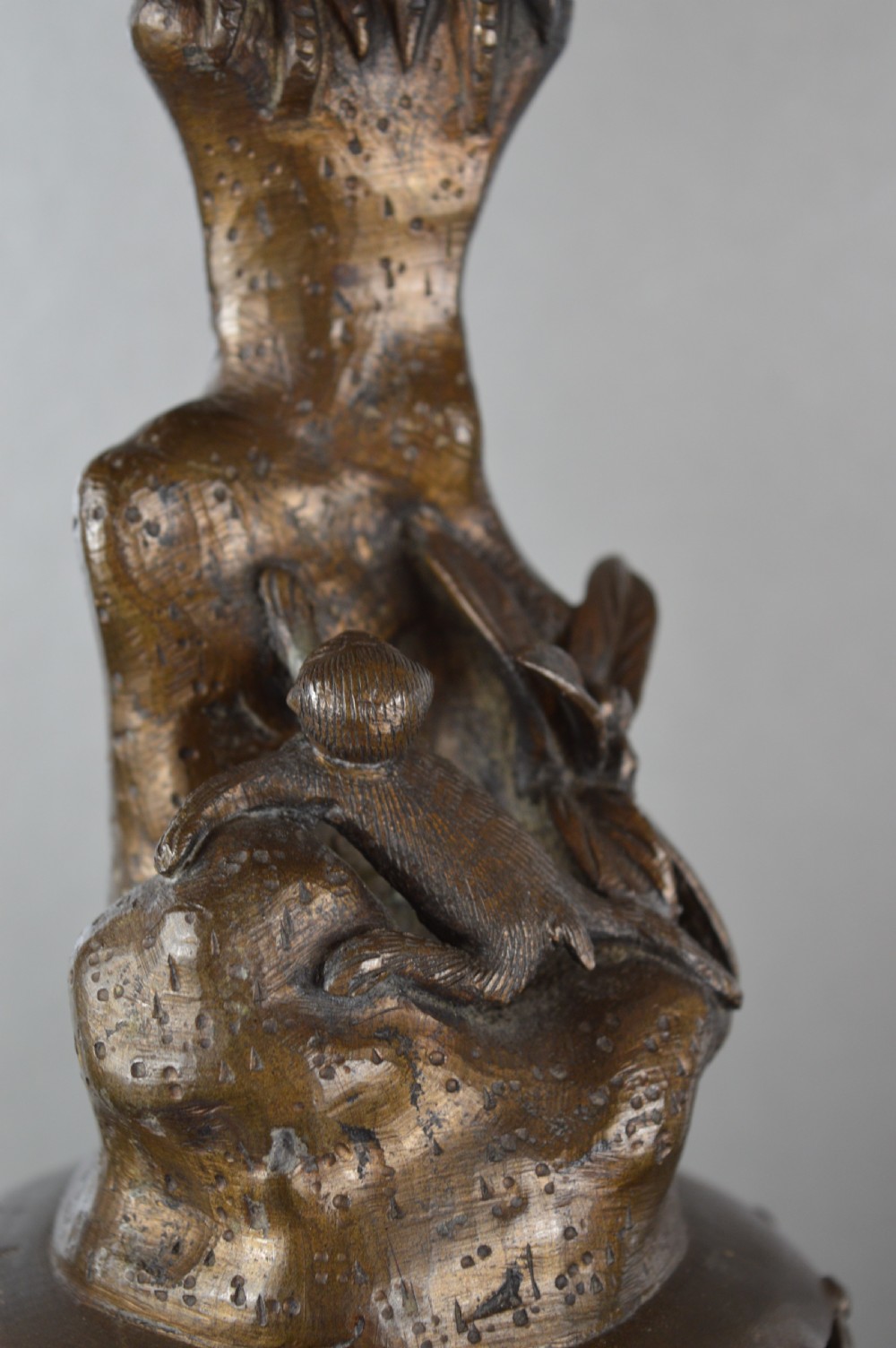 Pair Very Large (70cm) Japanese Bronze Koro/Censer,c1850 View X