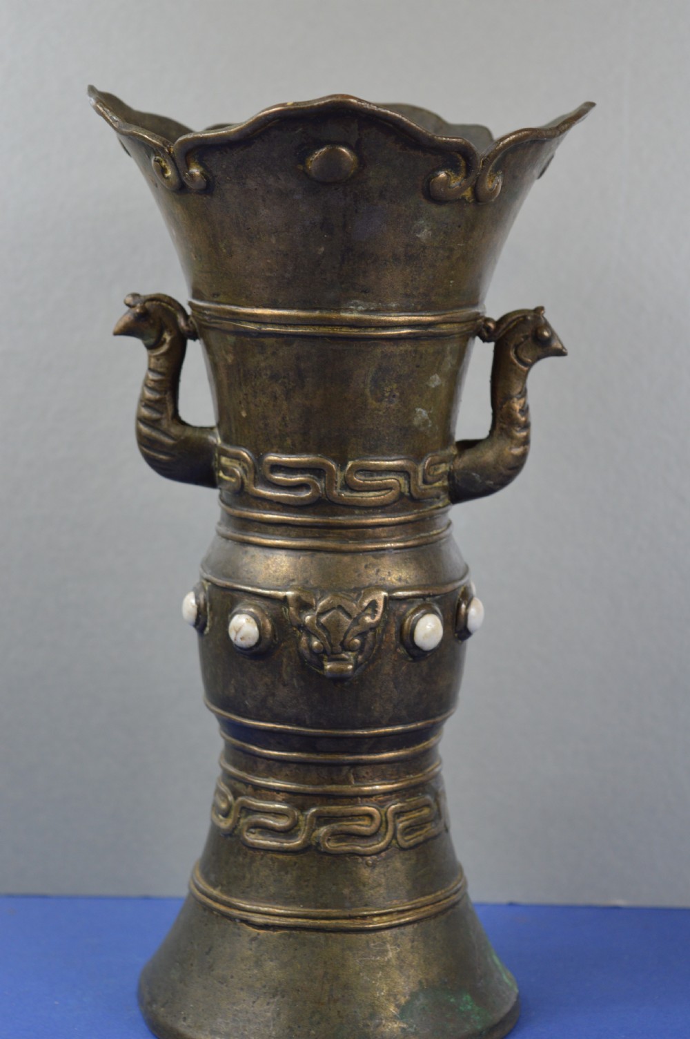 Large Tibetan/Nepalese Bronze Vase ,c1880