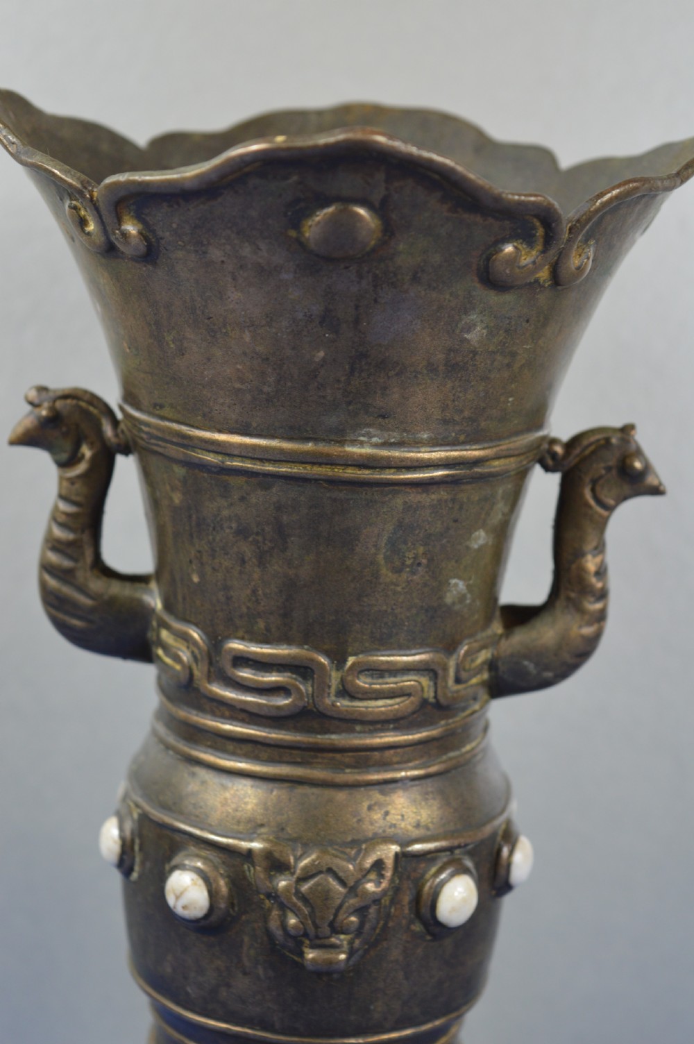 Large Tibetan/Nepalese Bronze Vase ,c1880 View II