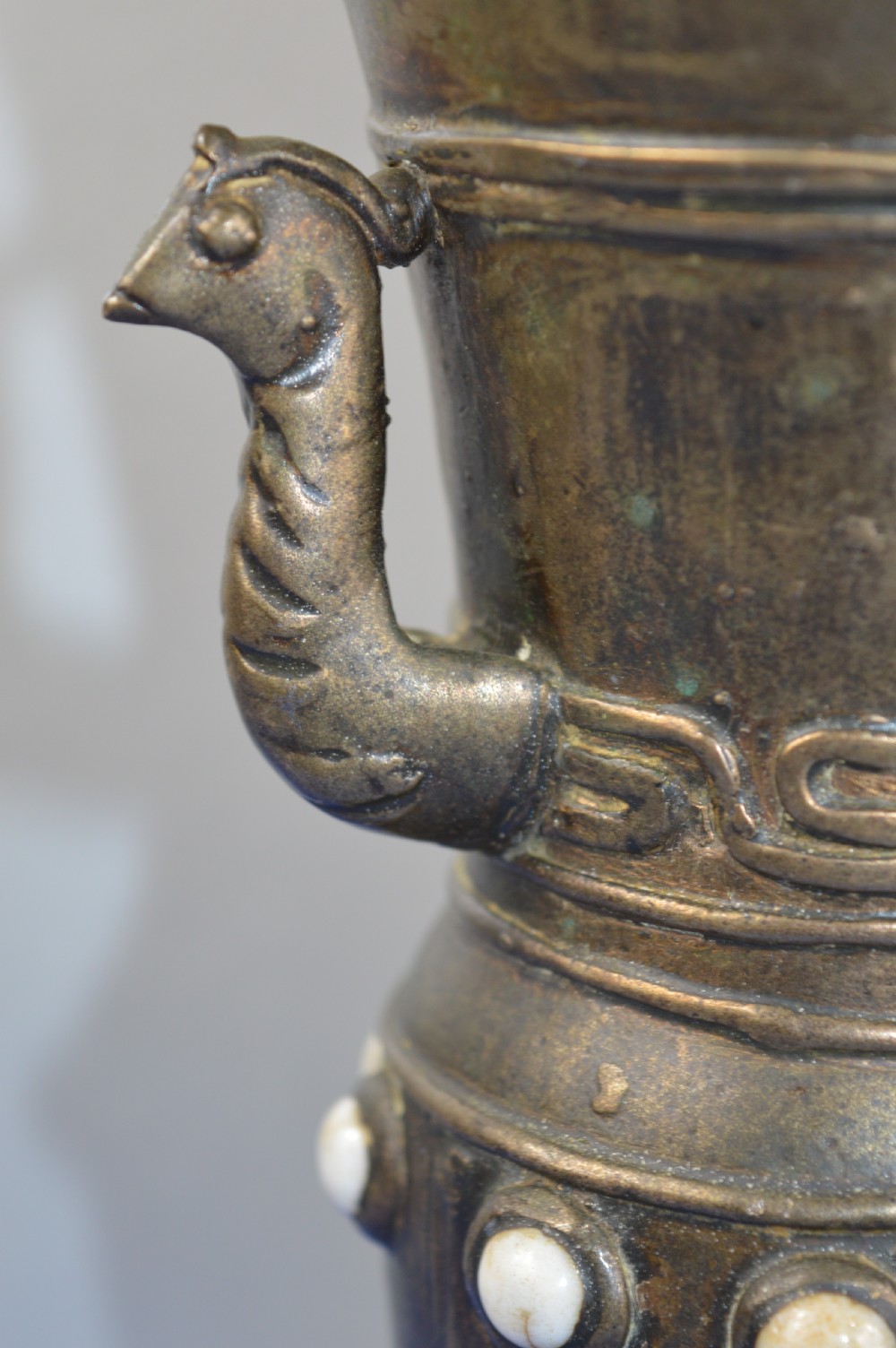 Large Tibetan/Nepalese Bronze Vase ,c1880 View VIII