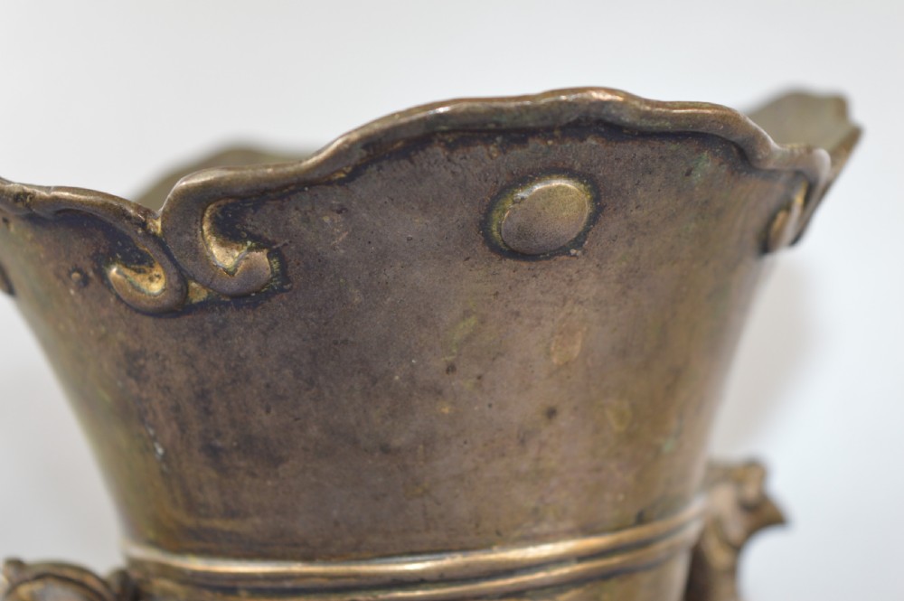 Large Tibetan/Nepalese Bronze Vase ,c1880 View X