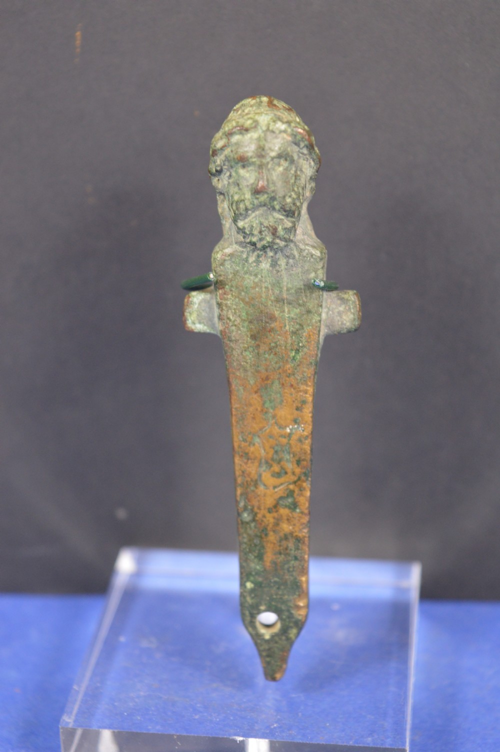 Early Byzantine Christian Bronze Christ Statue/Cross,c5-7th Century AD  