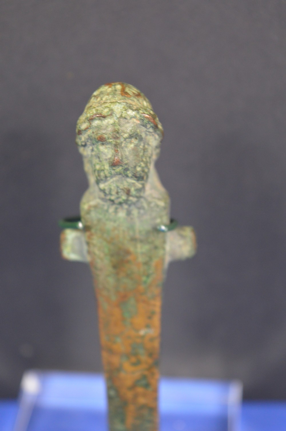 Early Byzantine Christian Bronze Christ Statue/Cross,c5-7th Century AD   View II