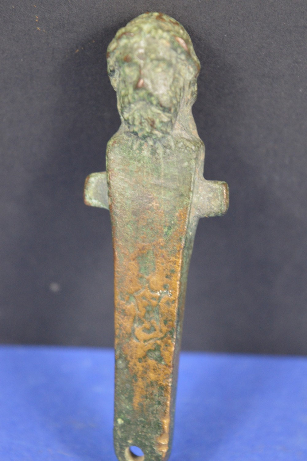 Early Byzantine Christian Bronze Christ Statue/Cross,c5-7th Century AD   View VI